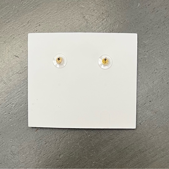 🎾Gold Badminton Racket Set w/ Pink Pastel Aurora Borealis Crystals 2” Earrings - Picture 4 of 4